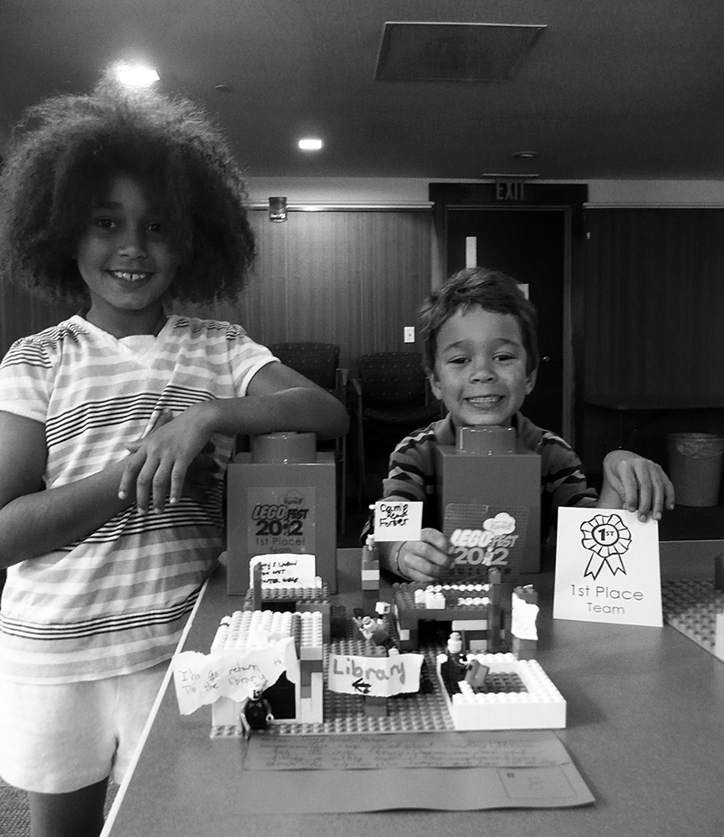 Kids with Lego