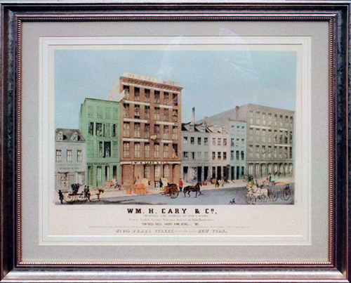 buildings chromnolithograph