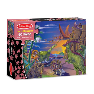 Melissa & Doug 60 Piece Land of Dinosaurs puzzle box