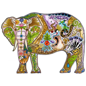 Mabula elephant puzzle photo